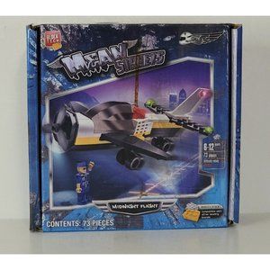 New Mean Streets Midnight Flight Building Blocks Set Block Tech Airplane SEALED